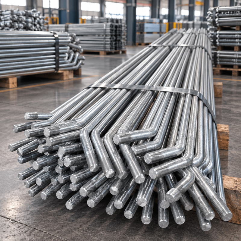 ASTM A36 Industrial Warehouse Roof Tie Rods | Galvanized Solid Round Bar Sag Rod Factory