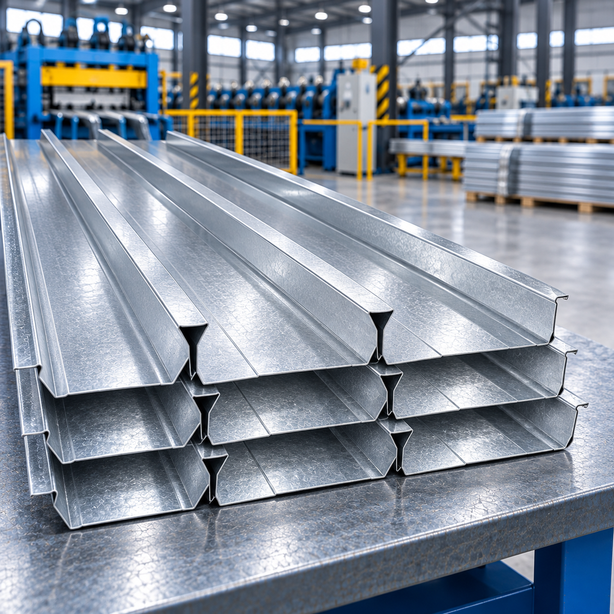 Galvanized Closed-end Steel Decking 2" 3" | High Load Capacity Composite Floor Deck for Steel Structure Construction