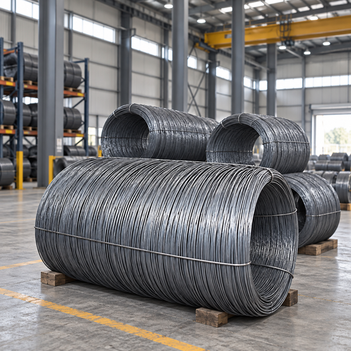 Galvanized Steel Drawn Wire and Low Carbon Black Annealed Wire Rod in Coils with Welding & Bending