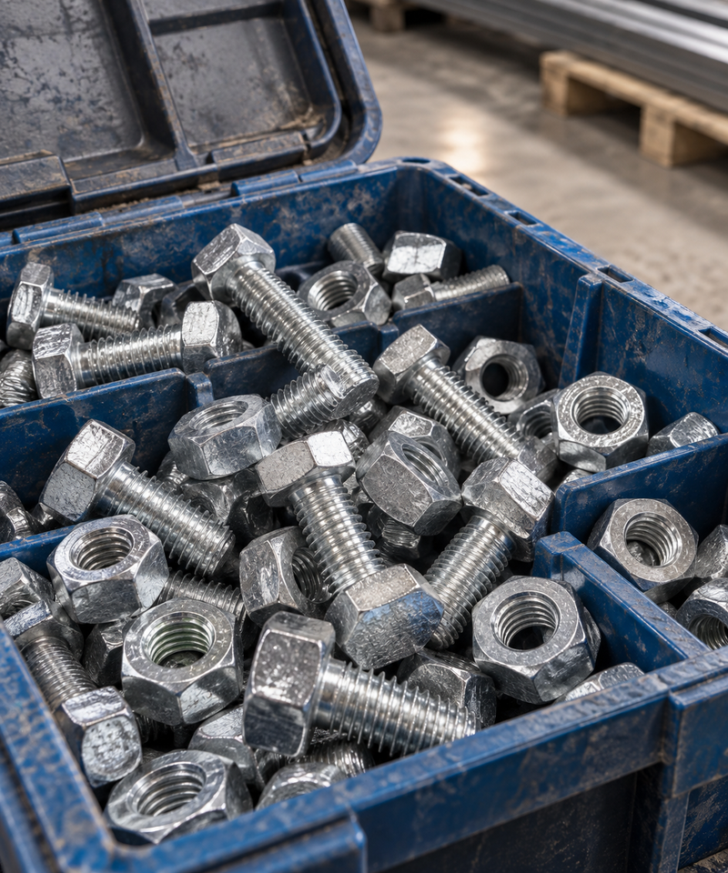 Small Box/Bulk Packing Hex Nuts - OEM/ODM Services Available