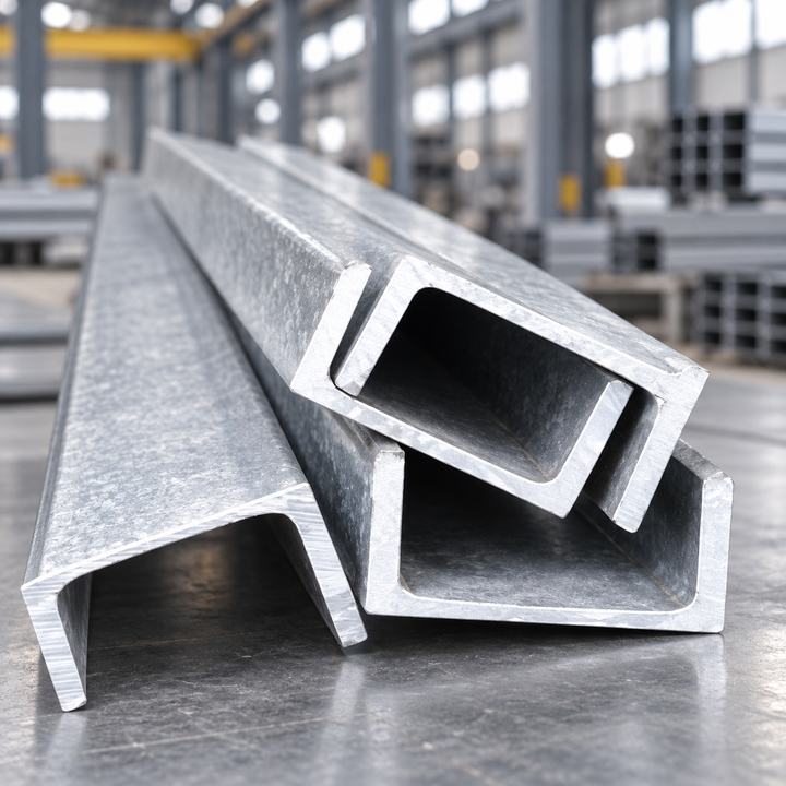 Customized Carbon Steel C Channel Metal Connectors, U Profile Iron Beam for Concrete Embedded Parts