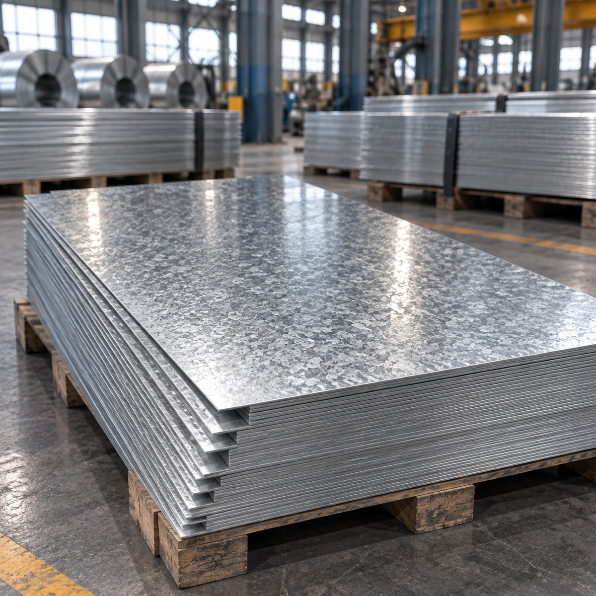 Hot Dipped Galvanized Steel Sheet for Steel Structure