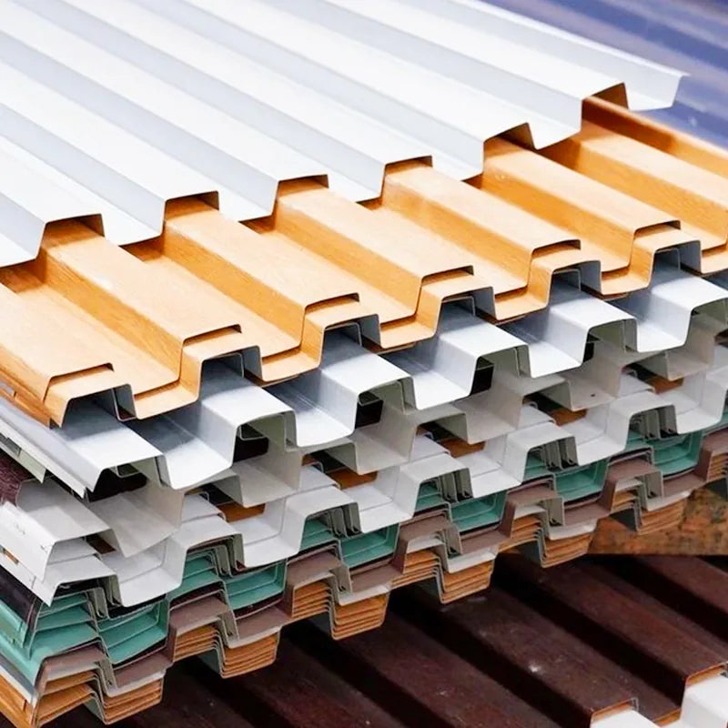 Color-coated corrugated sheet profiles from the verified product source archive