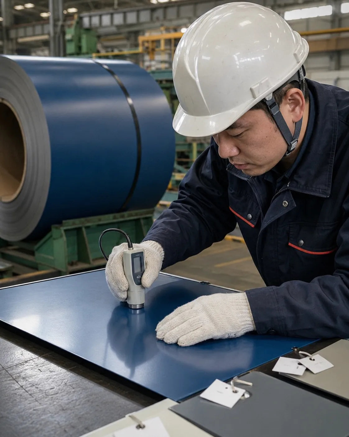 Color-coated coil inspection from the VANTRO quality-control media library