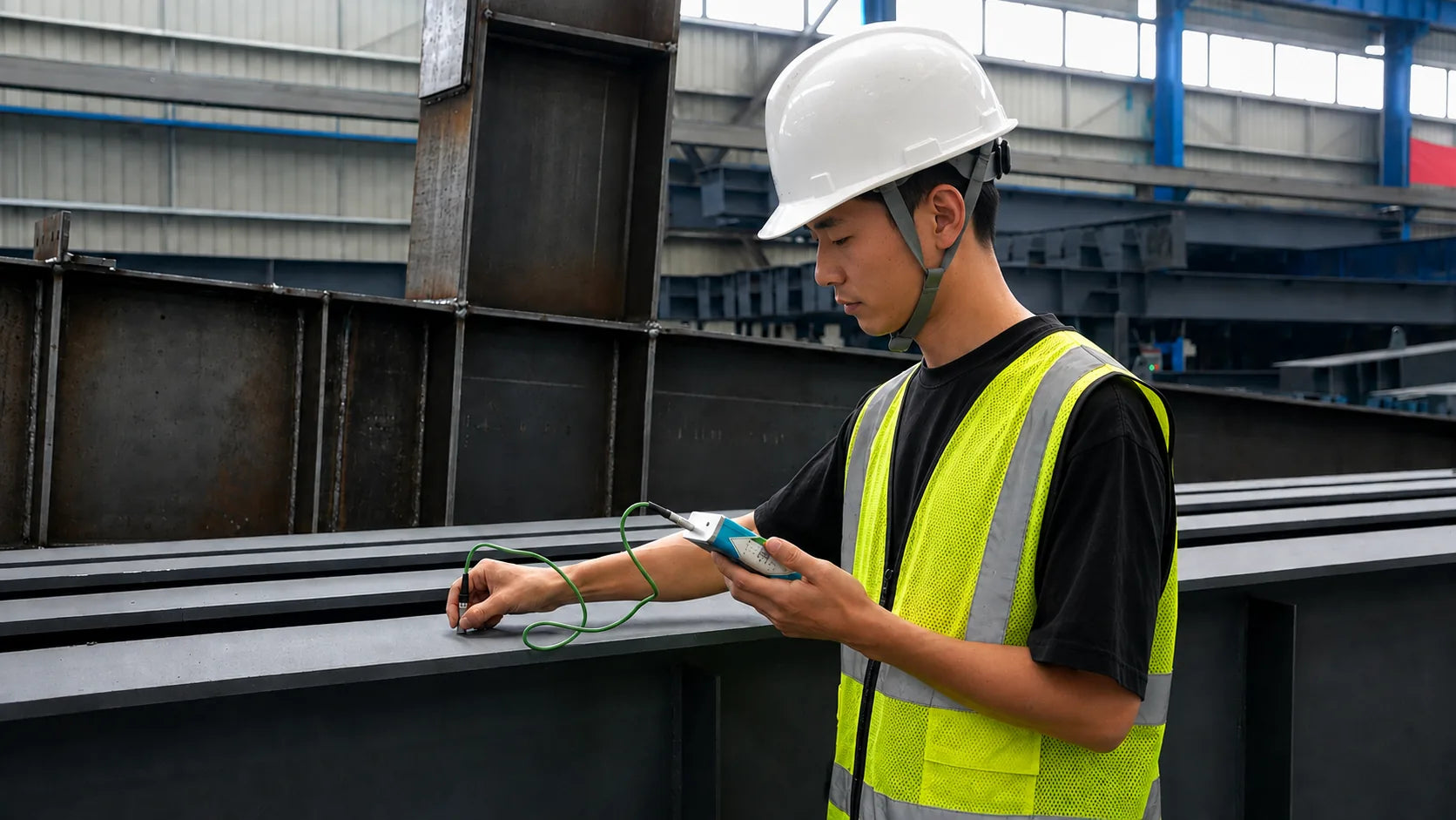 On-site material inspection